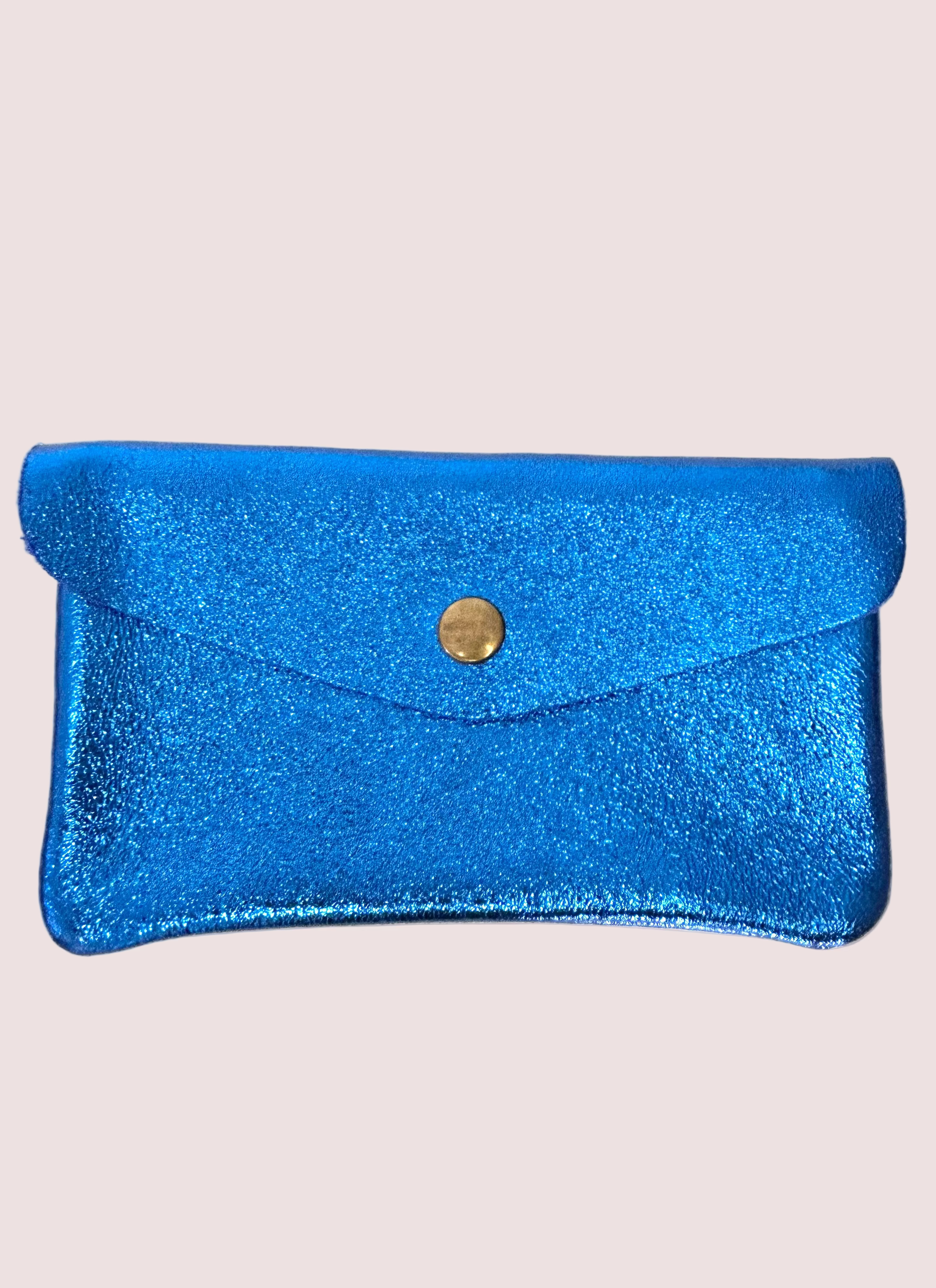 Porte-monnaie en cuir irisé