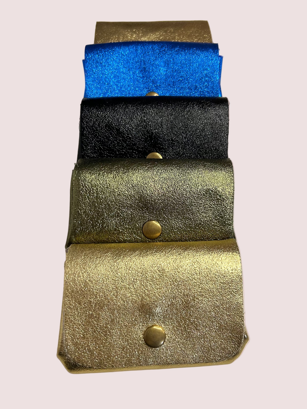 Porte-monnaie en cuir à compartiments