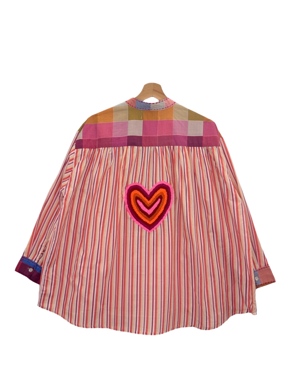 Blouse rayée à motifs