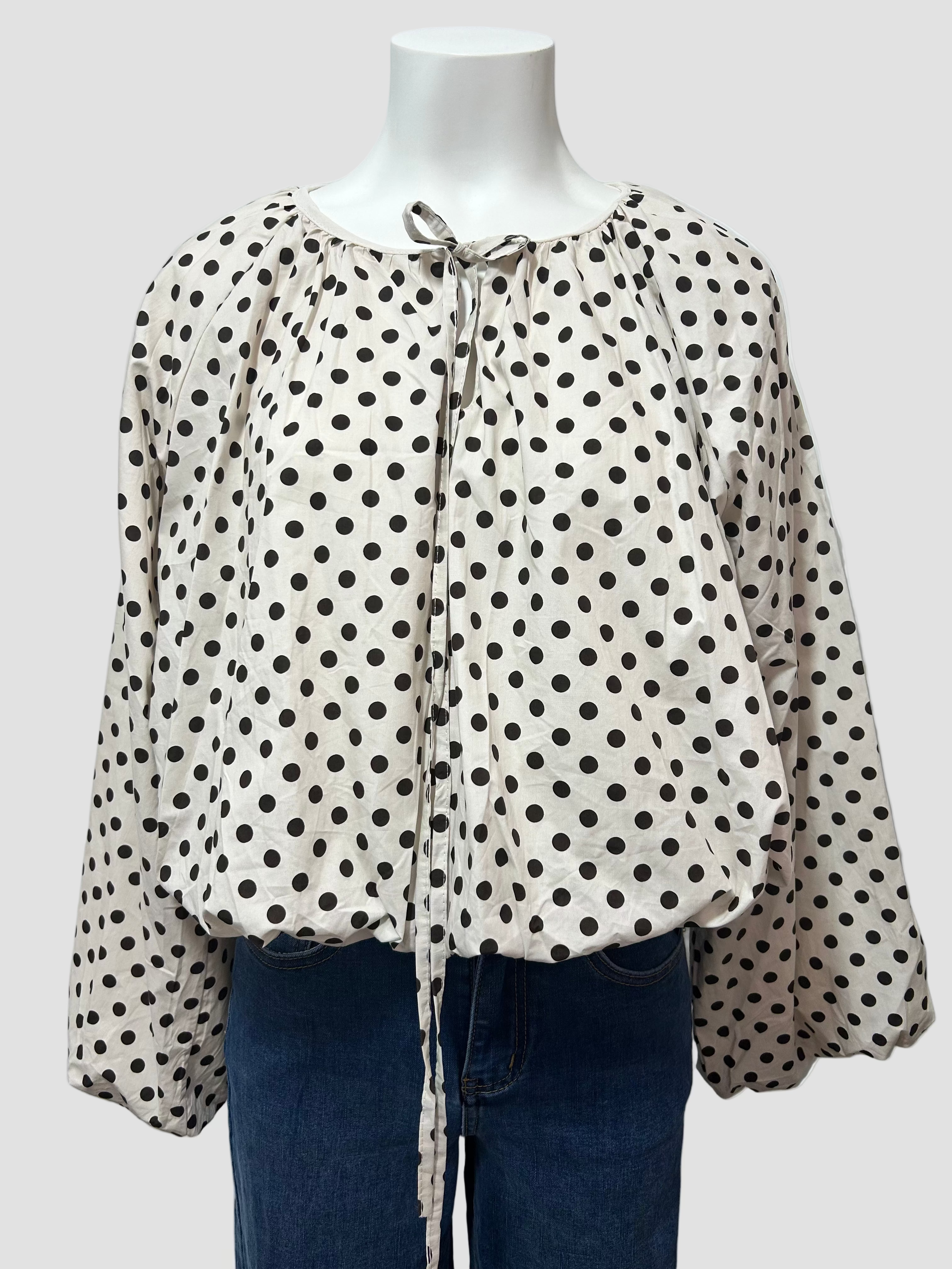 Blouse à pois