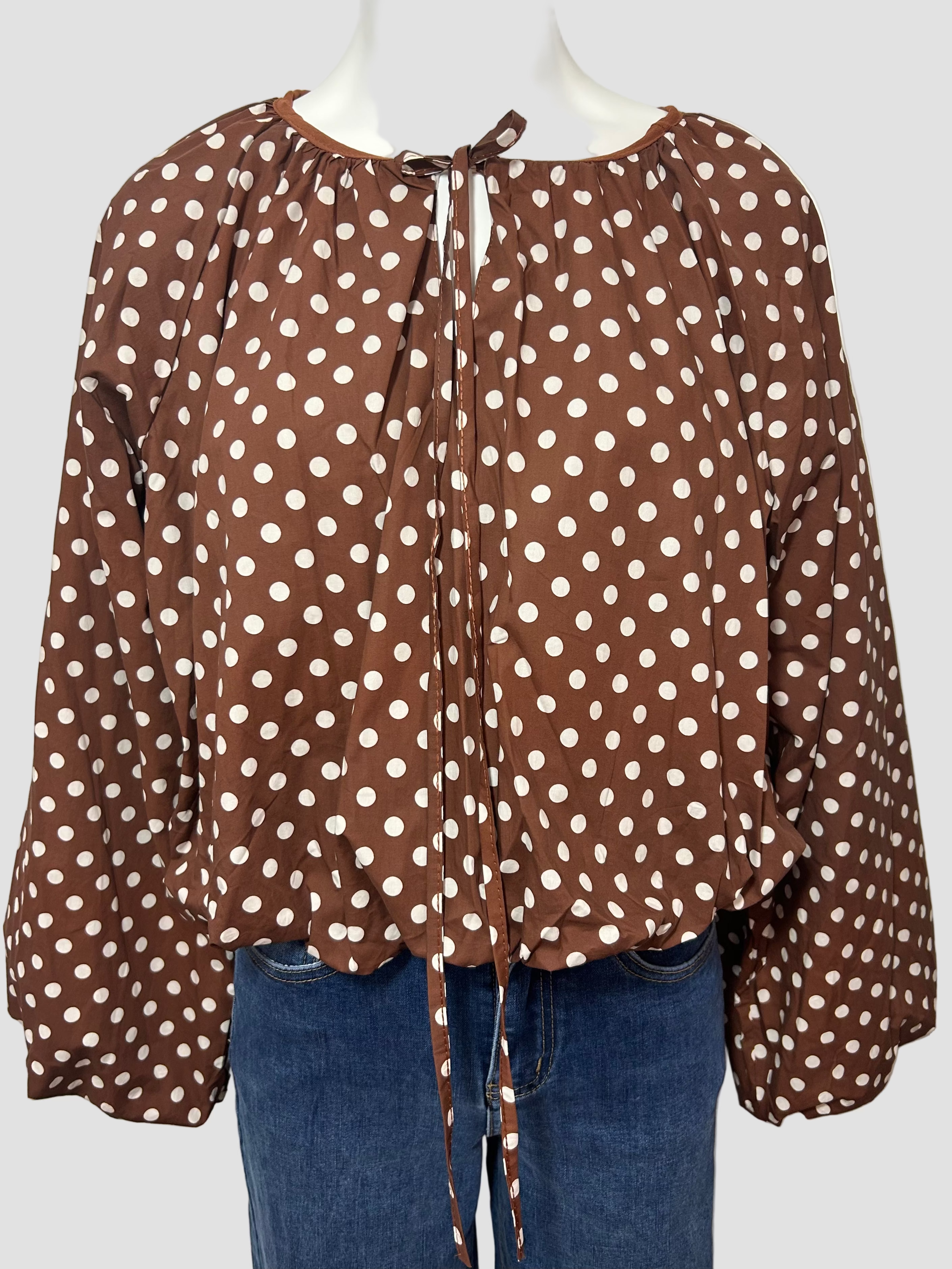 Blouse à pois