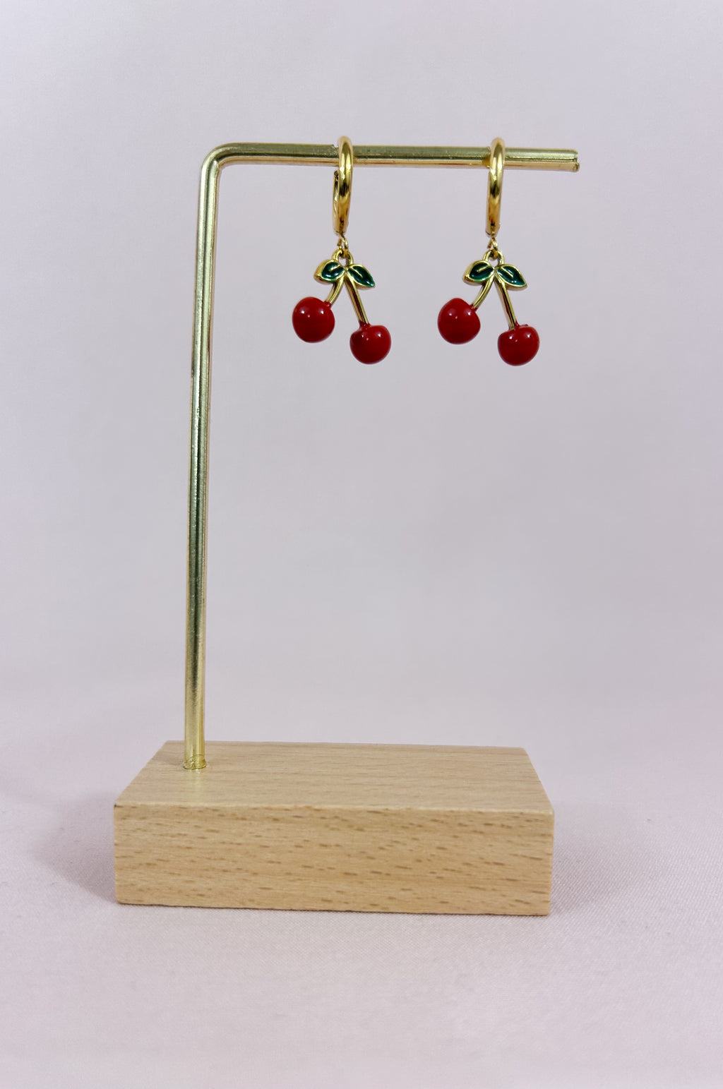 Boucles d'oreilles cerises