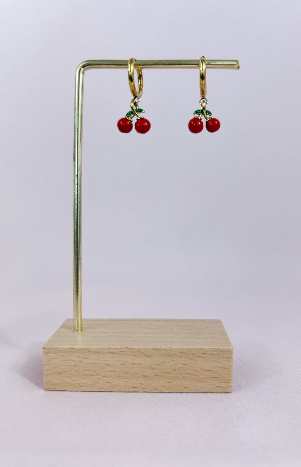Boucles d'oreilles cerises