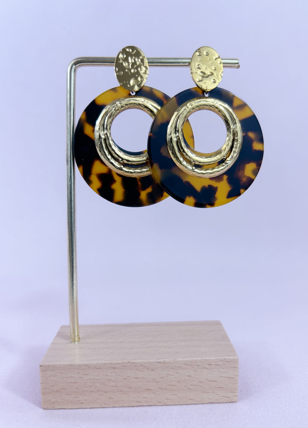 Boucles d'oreilles léopard