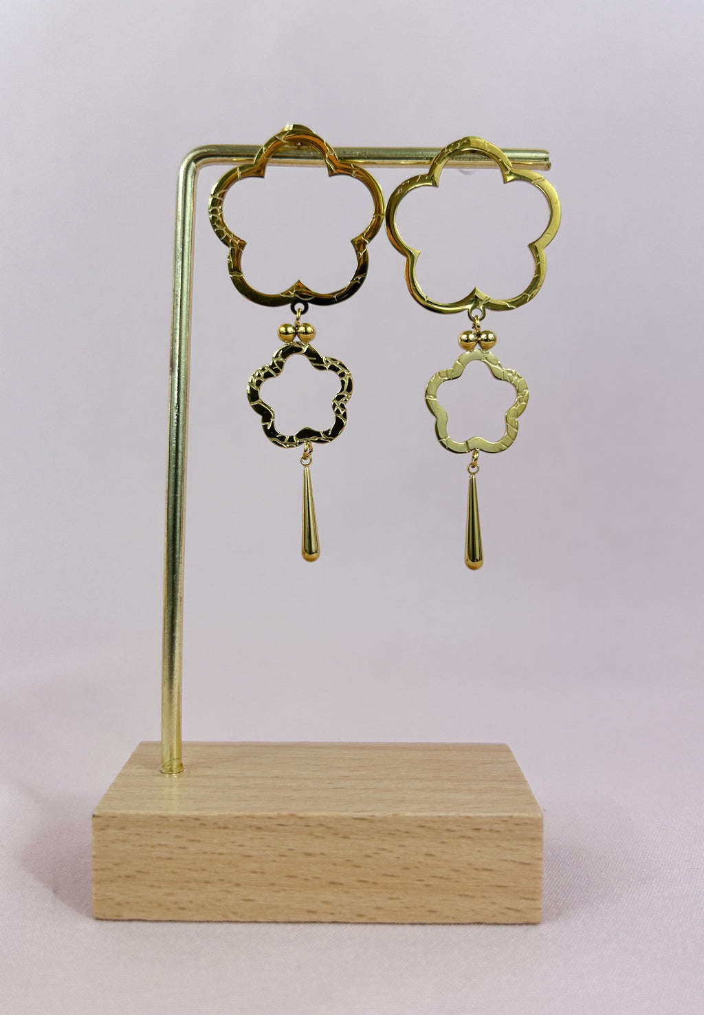 Boucles d'oreilles fleur