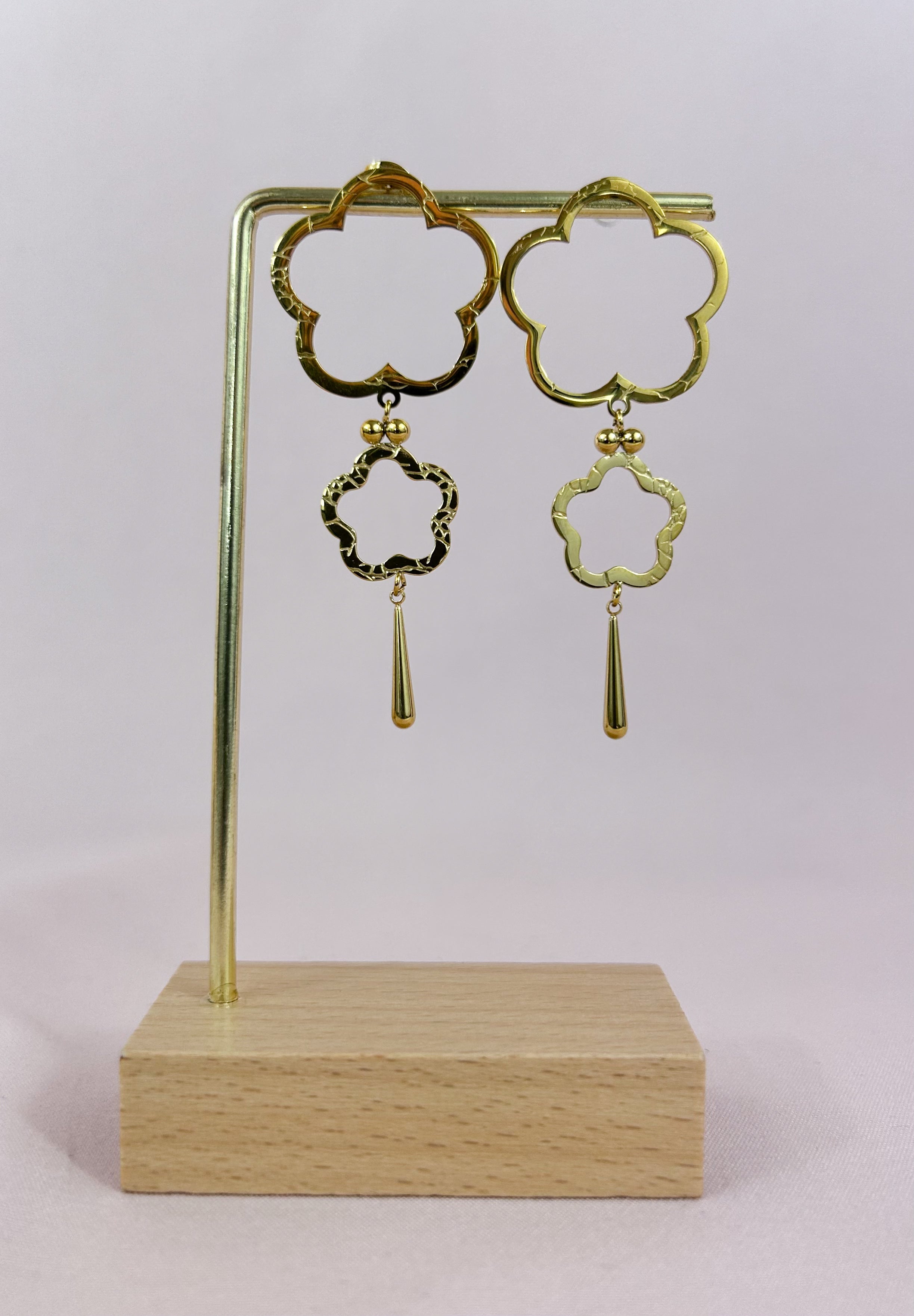 Boucles d'oreilles fleur