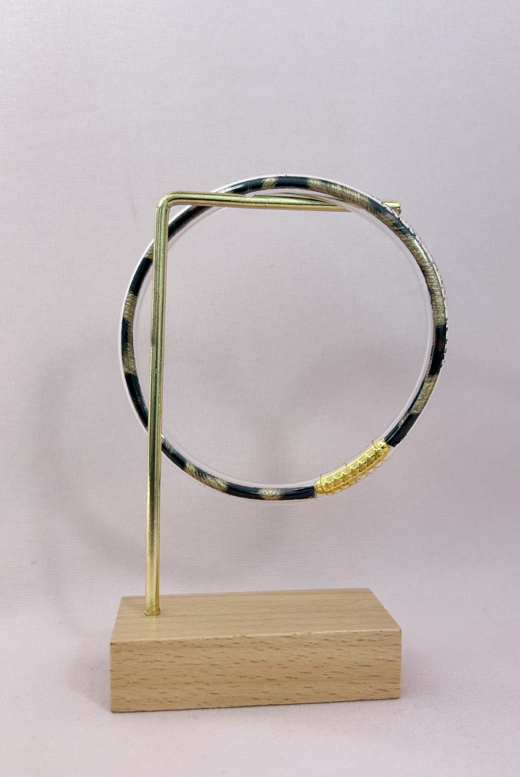 Bracelet jonc léopard