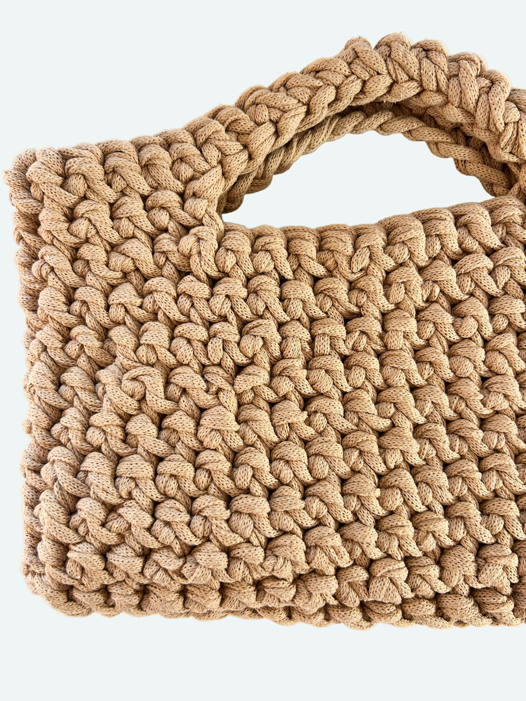 Sac fait main marron clair