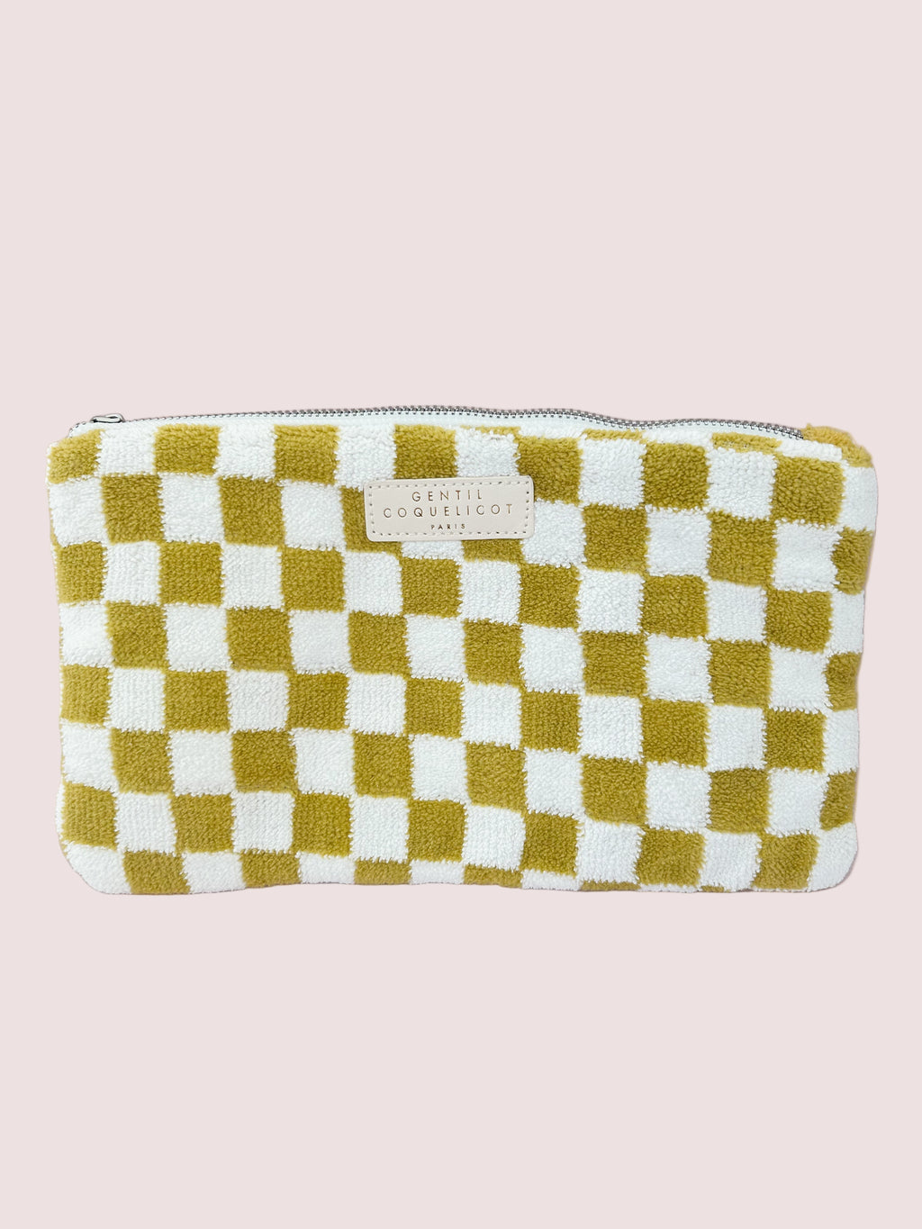 Pochette damier en éponge