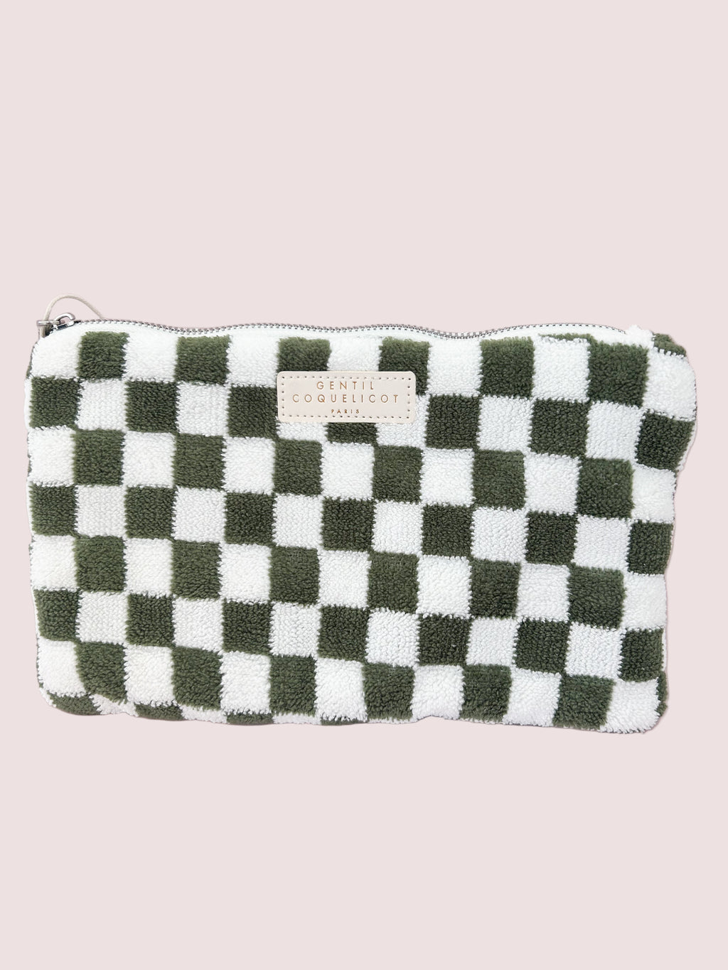 Pochette damier en éponge