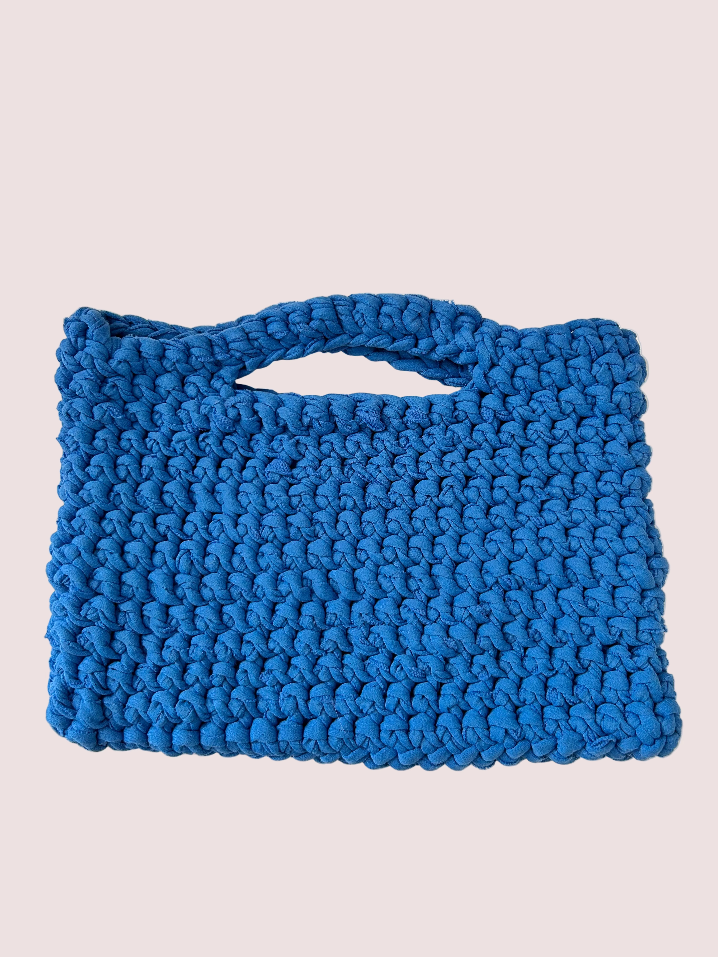 Sac fait main bleu