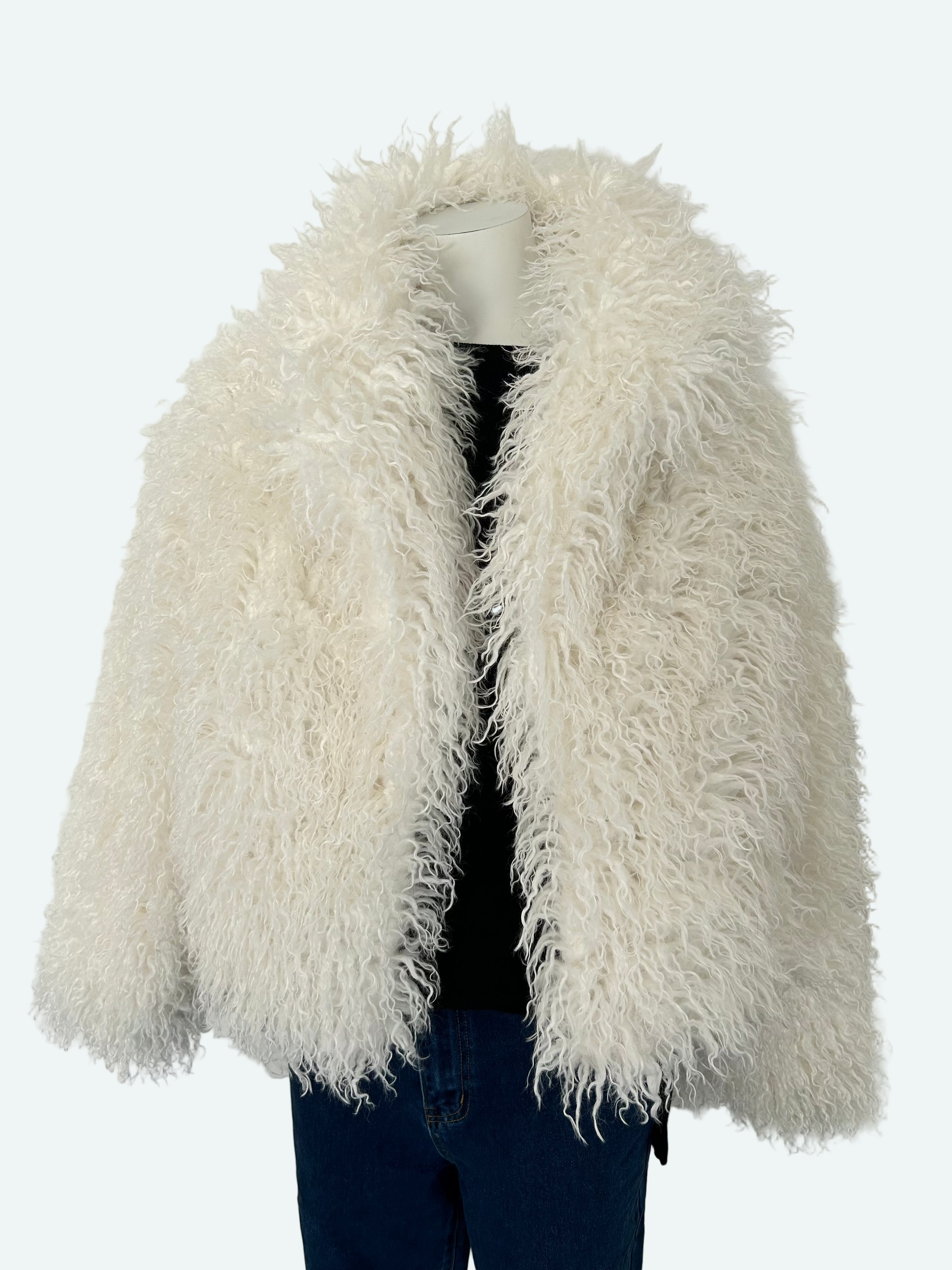 Veste effet fourrure