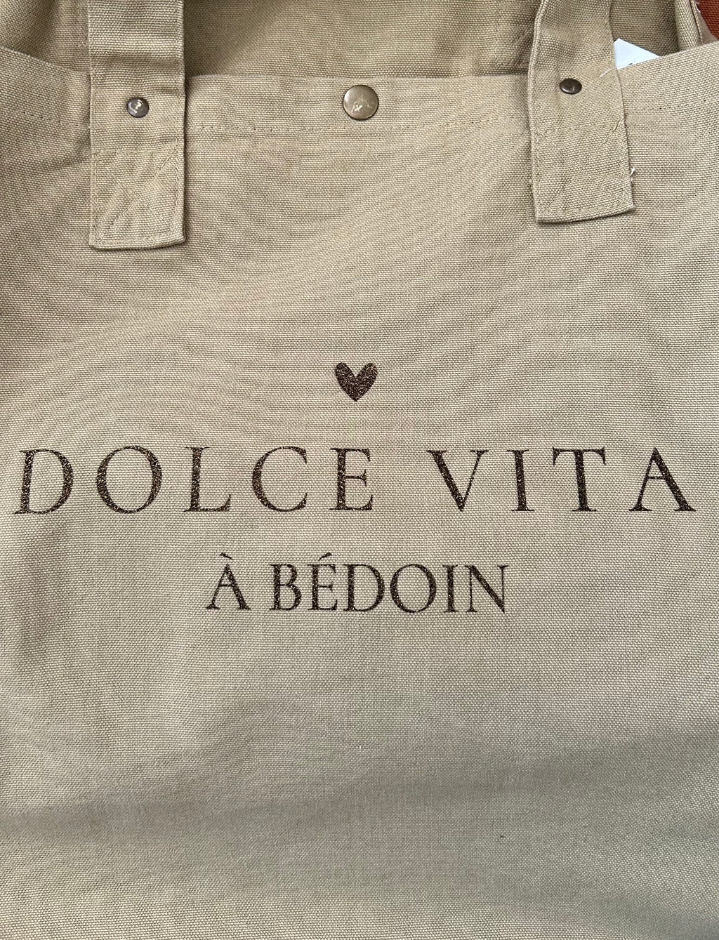Sac cabas " Dolce vita à Bédoin"