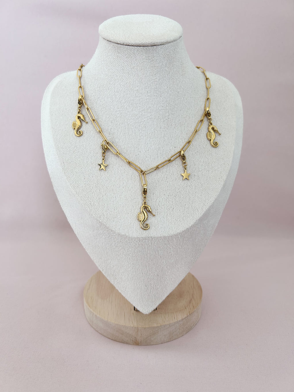 Collier Hippocampe charms