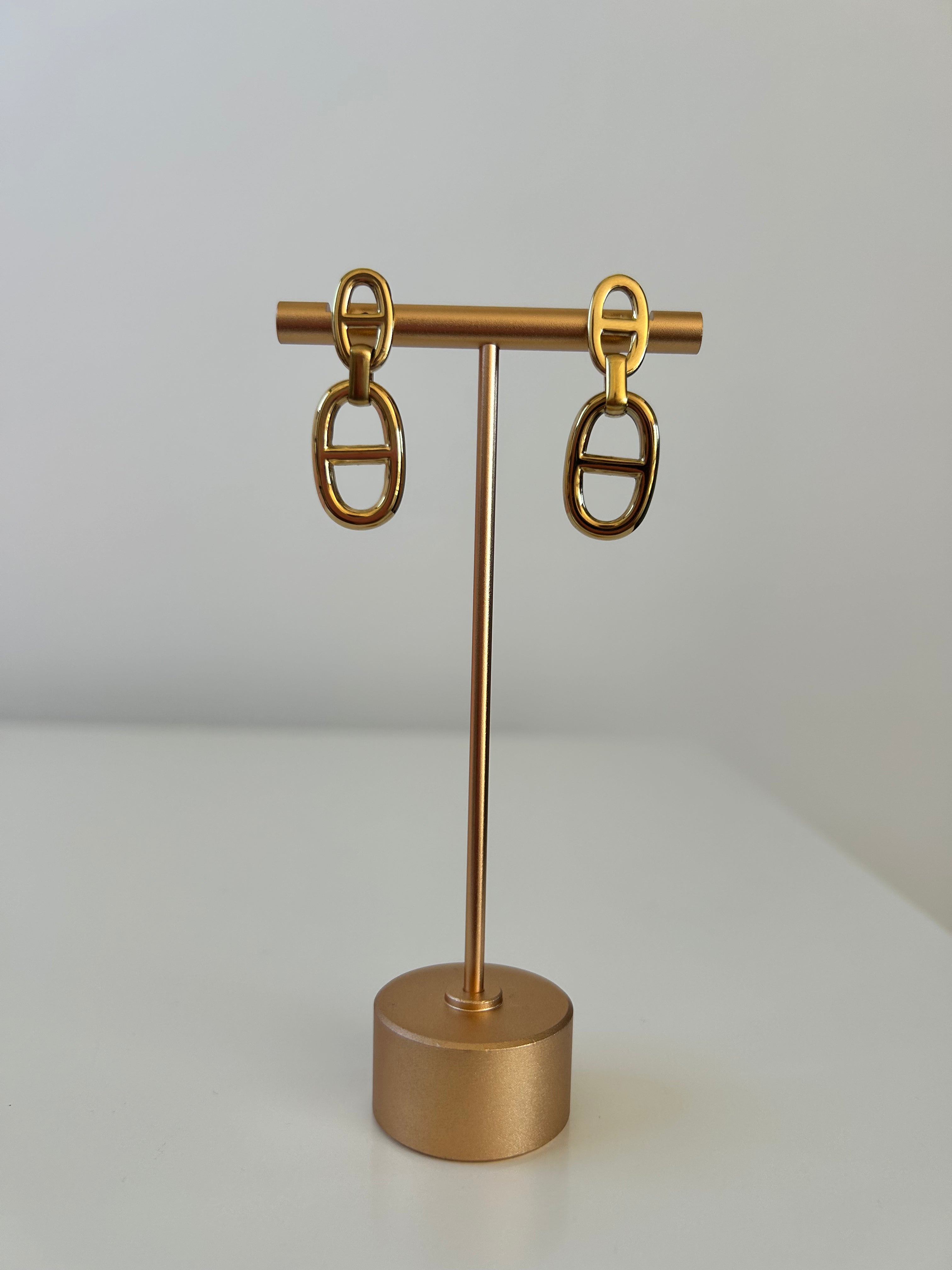 Boucles d'oreilles maillons