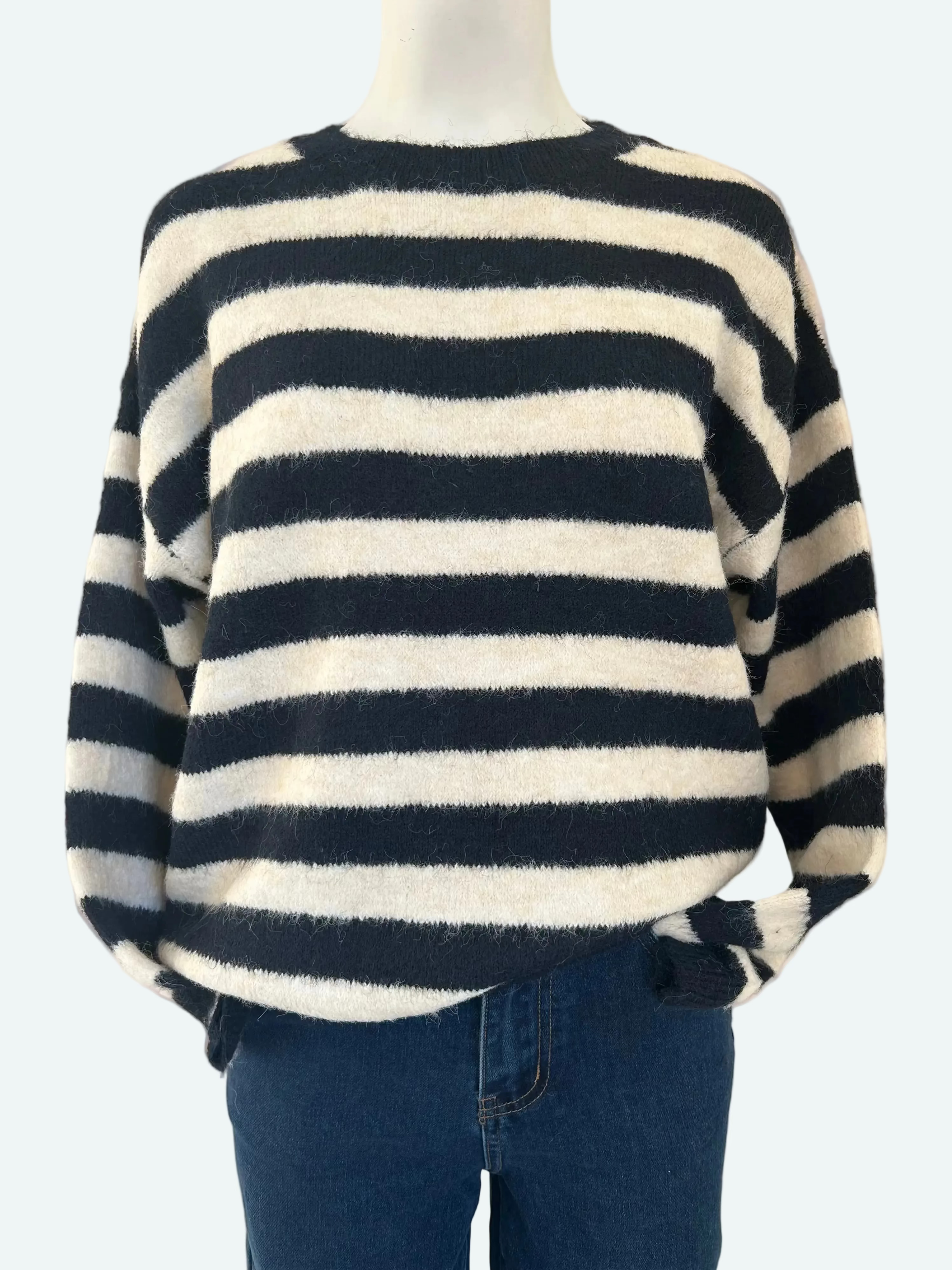 Pull rayé