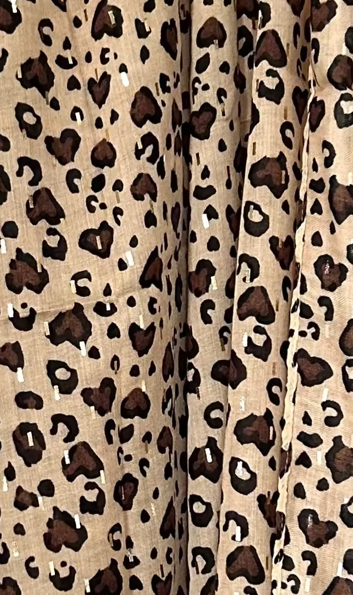 Foulard léopard